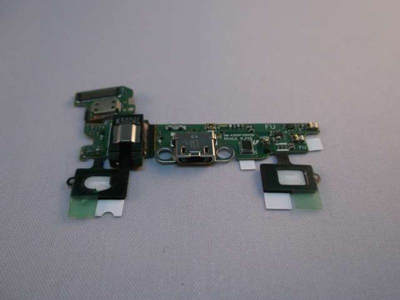 Flex Conector Carga Micro USB Samsung A300 Galaxy A3 con Micro Jack Audio Botón