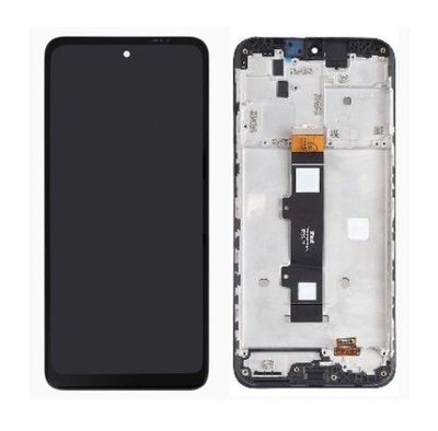 Pantalla Completa Negra Motorola Moto G22 con Marco