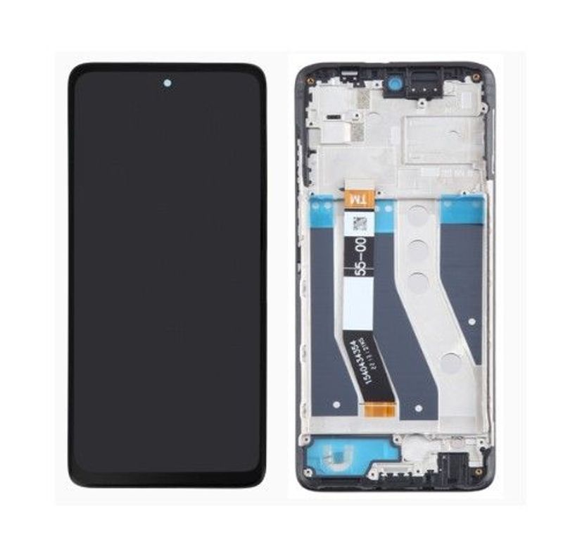 Pantalla Completa Negra Motorola Moto G62 5G con Marco