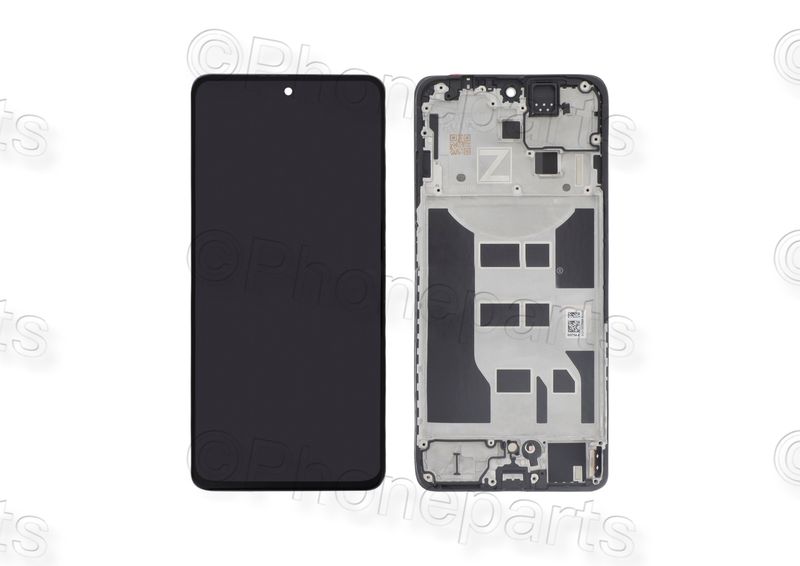 Pantalla Completa Negra Oppo Reno 12 FS con Marco