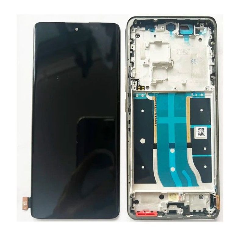 Pantalla Completa Negra (Dorada) Realme 12 Pro, 12 Pro+ con Marco