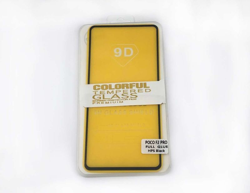 Protector Cristal Templado Negro Xiaomi Pocophone POCO F2 PRO