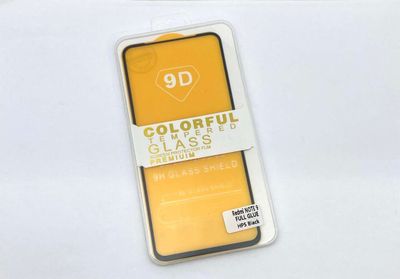 Protector Cristal Templado NEGRO Xiaomi Note9