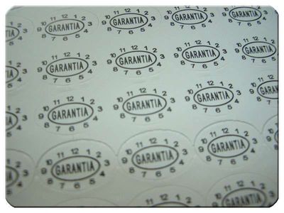 Pegatina Garantía 192 Unidades