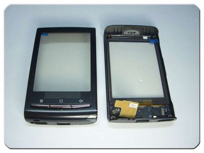 Carcasa Frontal, Digitalizador Sony-Ericsson X10 Mini Negra