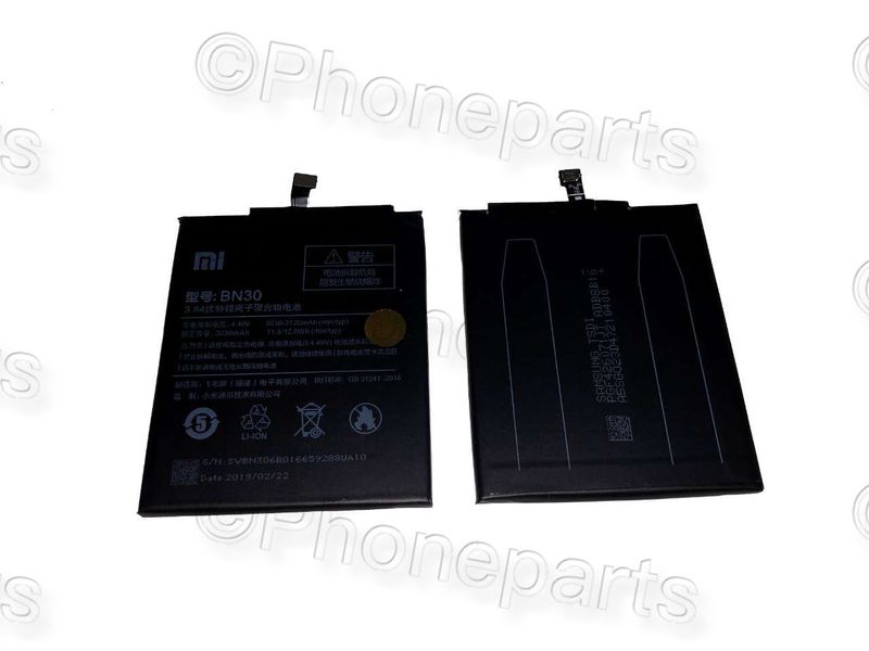 Batería Xiaomi RedMi 4A 3030mAh BN30