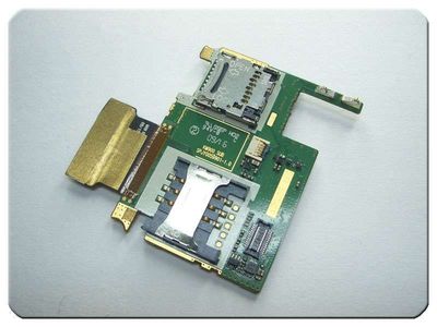 Cable Flex con Placa Lector SIM y T. Mem. LG KM900