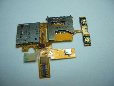 Cable Flex Sony-Ericsson W380i con lector SIM y Lector de Tarjet