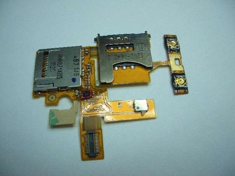 Cable Flex Sony-Ericsson W380i con lector SIM y Lector de Tarjet