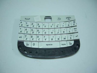 Teclado QWERTY BlackBerry 9900 Blanco