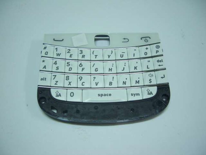 Teclado QWERTY BlackBerry 9900 Blanco