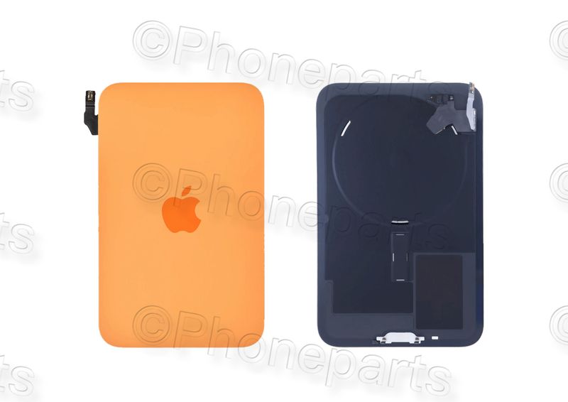 Tapa Cristal Trasero Naranja Cósmico Apple iPhone 17 Pro Max con MagSave Carga Inalámbrica. SWAP Grado A
