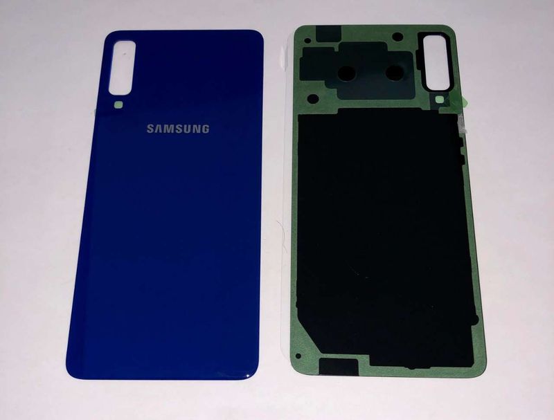 Tapa Batería Compatible Samsung Galaxy A7 2018 A750F Azul
