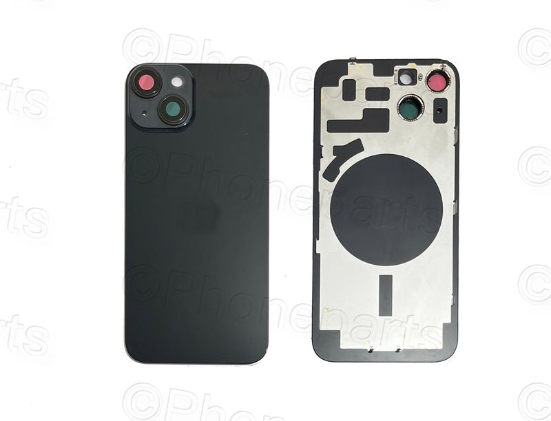 Carcasa Trasera Tapa Batería Apple iPhone14 con Lente de Cámara Negro