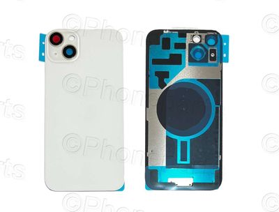 Carcasa Trasera Tapa Batería Apple iPhone14 PLUS con Lente de Cámara Blanco