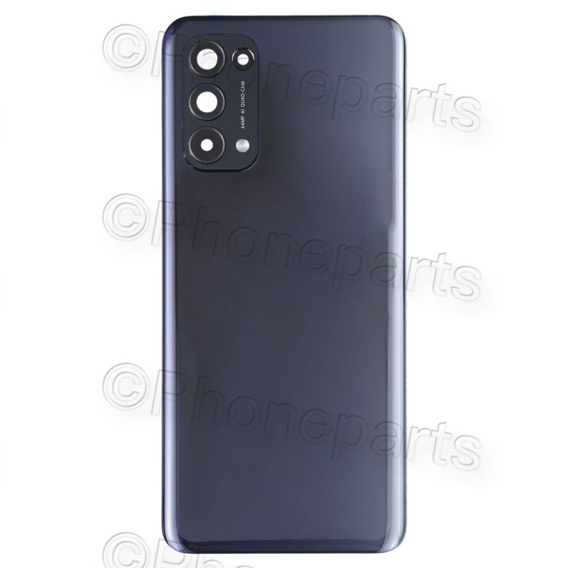 Tapa Batería Negra con Lente Cámara Oppo Find X3 Lite, Reno5 5G
