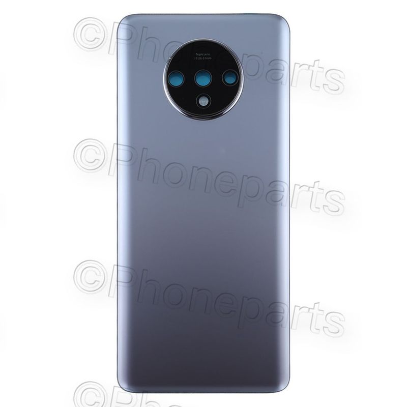 Tapa Batería Plata con Lente Cámara Oneplus 7T