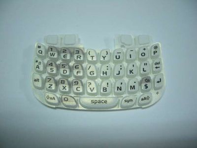 Teclado QWERTY BlackBerry 8520 Blanco