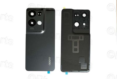 Tapa Batería Compatible con Lente de Cámara Oppo Reno8 PRO 5G Negro