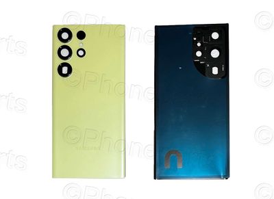 Tapa Batería Compatible con Lente de Cámara Samsung Galaxy S23 ULTRA SM-S918B Verde Claro