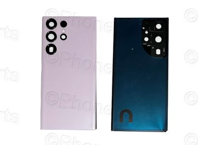 Tapa Batería Compatible con Lente de Cámara Samsung Galaxy S23 ULTRA SM-S918B Lila Lavender