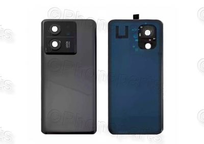 Tapa Batería Compatible Negra Xiaomi 13T Pro con Lente de Cámara