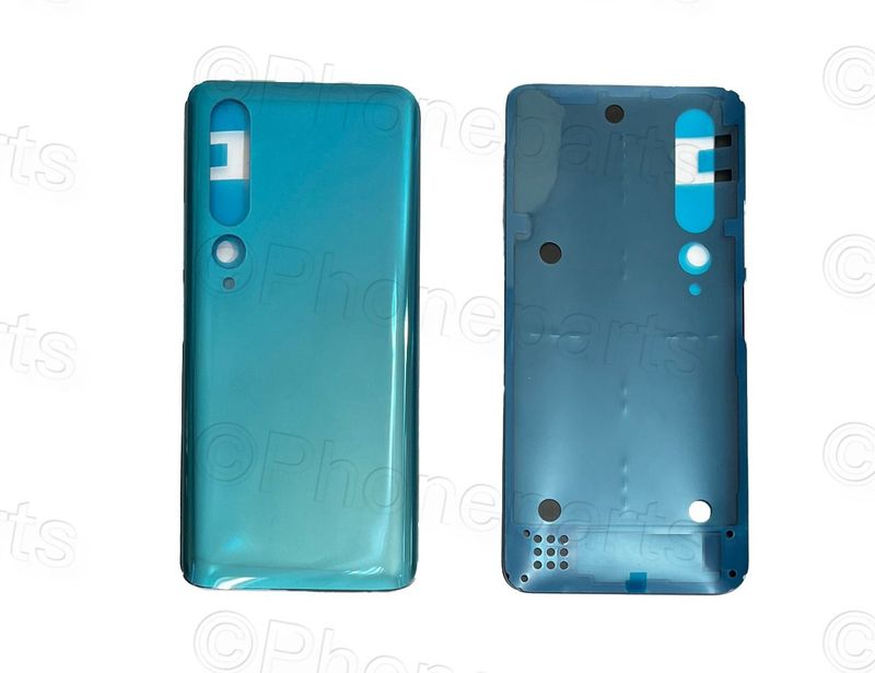 Tapa Batería Compatible Xiaomi Mi10 Verde sin Logo