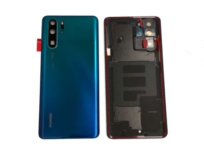 Tapa Batería con Lente de Cámara y Flash Huawei P30 PRO Azul Aurora