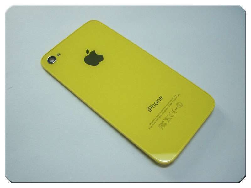 Tapa Batería Apple iPhone 4 Amarilla