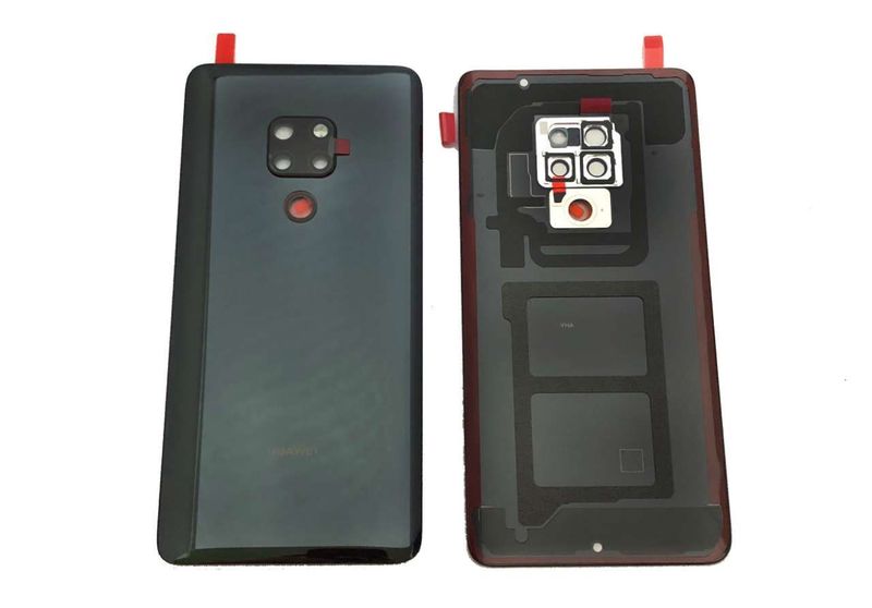 Tapa Batería Huawei Mate20 con Lente de Cámara Negro