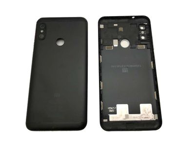Carcasa Trasera Tapa Batería Xiaomi Mi A2 Lite, Redmi6 PRO con Lente de Cámara Negro