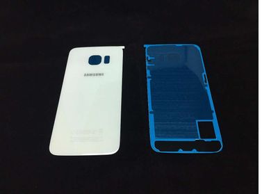 Tapa Batería Compatible Samsung G925 Galaxy S6 EDGE Blanca