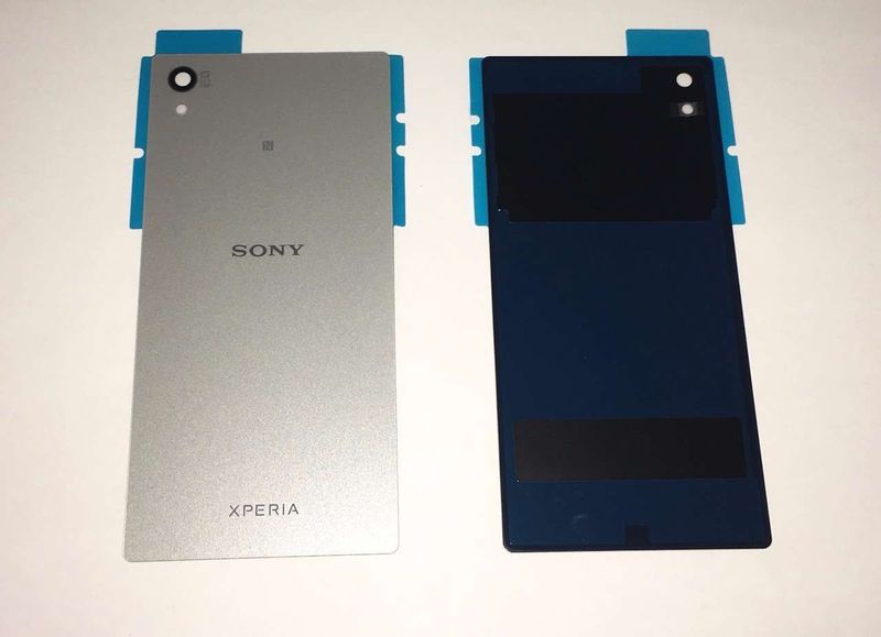 Tapa Batería Compatible Sony Xperia Z5 E6603 E6653, Z5 Dual E6633 E6683 Plata