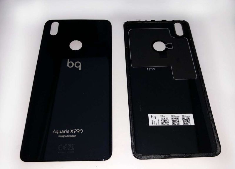 Tapa Batería BQ Aquaris X Pro Negro