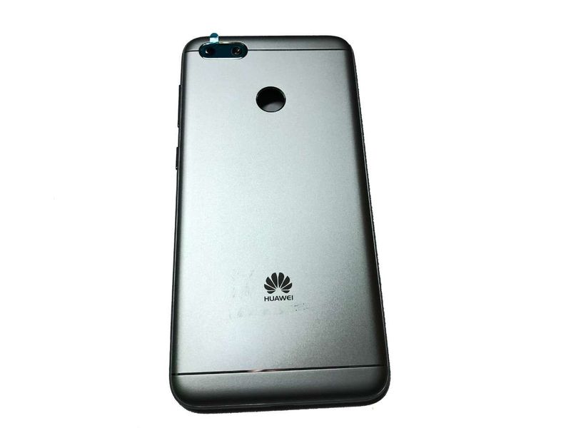 Carcasa Trasera Tapa Batería Huawei Y6 Pro 2017 Blanco Plata