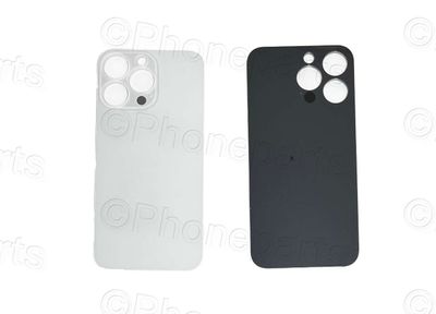 Tapa Cristal Trasero Apple Iphone13 PRO Blanco (Agujero Grande)