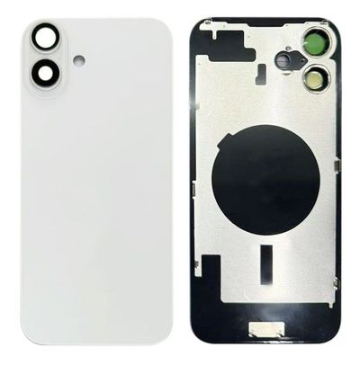 Tapa Cristal Trasero Blanco con Lente de Cámara Apple iPhone 16 Plus