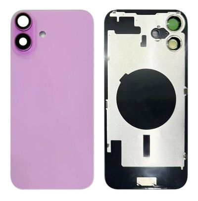 Tapa Cristal Trasero Rosa con Lente de Cámara Apple iPhone 16 Plus