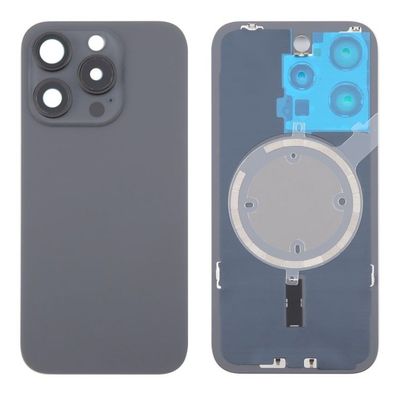 Tapa Cristal Trasero Negro con Lente de Cámara y Magsafe Apple iPhone 16 Pro