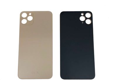 Tapa Cristal Trasero Apple Iphone11 PRO MAX Rosa Dorado (Agujero Grande)