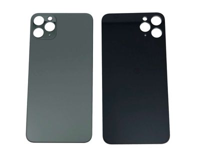 Tapa Cristal Trasero Apple Iphone11 PRO MAX Verde Noche (Agujero Grande)