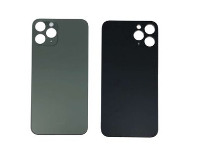 Tapa Cristal Trasero Apple Iphone11 PRO Verde Noche (Agujero Grande)