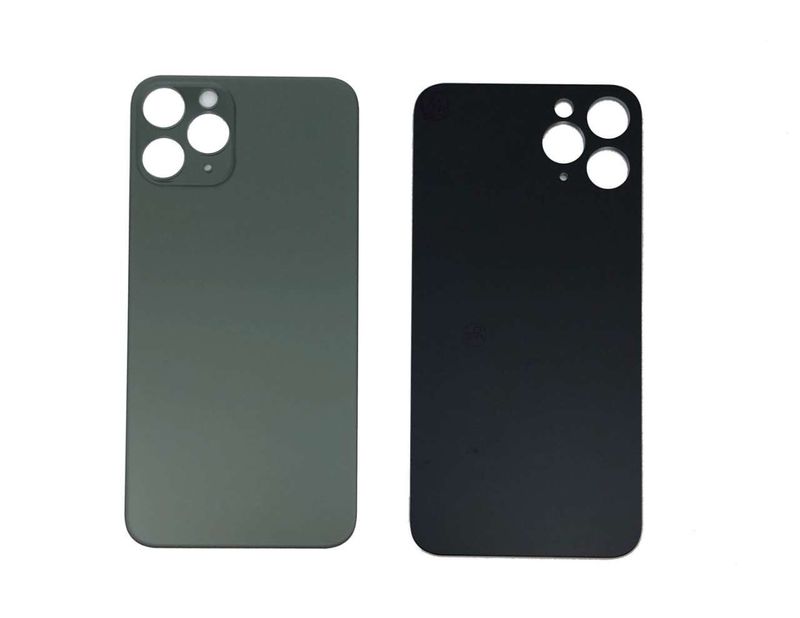 Tapa Cristal Trasero Apple Iphone11 PRO Verde Noche (Agujero Grande)