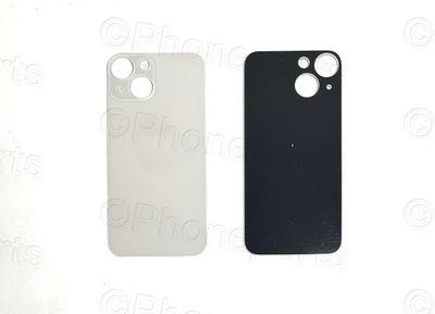 Tapa Cristal Trasero Apple Iphone13 Mini Blanco (Agujero Grande)