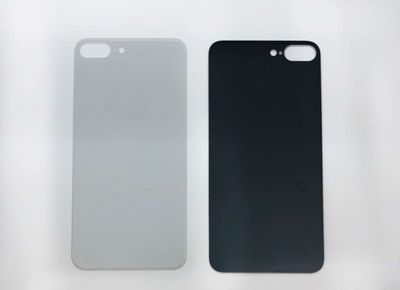 Tapa Cristal Trasero Apple Iphone8 Plus Blanco (Agujero Grande)