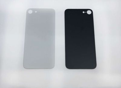 Tapa Cristal Trasero Apple Iphone SE 2020 Blanco (Agujero Grande)