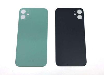 Tapa Cristal Trasero Apple Iphone11 Verde Turquesa (Agujero Grande)