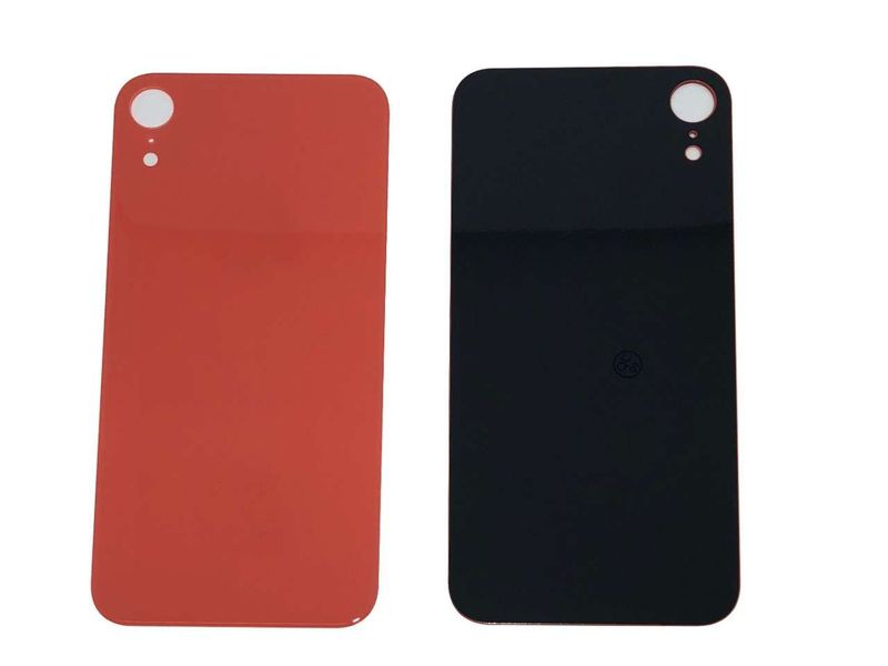 Tapa Cristal Trasero Apple Iphone XR Naranja (Agujero Grande)