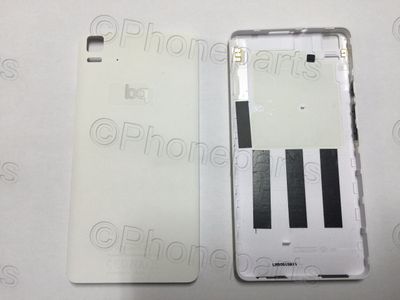 Carcasa Trasera Tapa Batería BQ Aquaris E5 4G Blanco, compatible con E5s