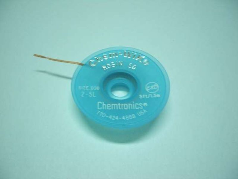 Malla Trenza desoldadora con Flux 0,8mm x 1,5m Alta Calidad